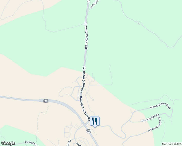 map of restaurants, bars, coffee shops, grocery stores, and more near 14545 North Bronte Court in Kamas