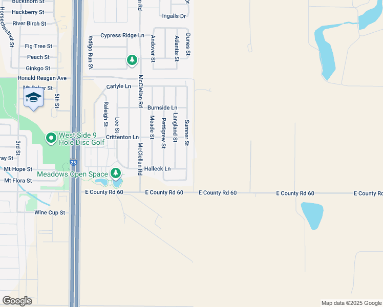 map of restaurants, bars, coffee shops, grocery stores, and more near 6822 Sumner Street in Wellington