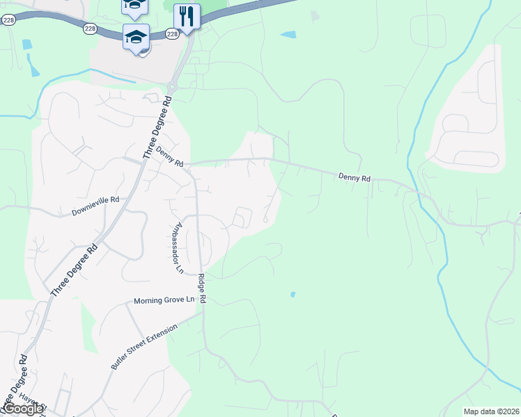 map of restaurants, bars, coffee shops, grocery stores, and more near 121 Angeloff Lane in Valencia
