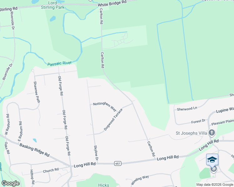 map of restaurants, bars, coffee shops, grocery stores, and more near 250 Carlton Road in Long Hill