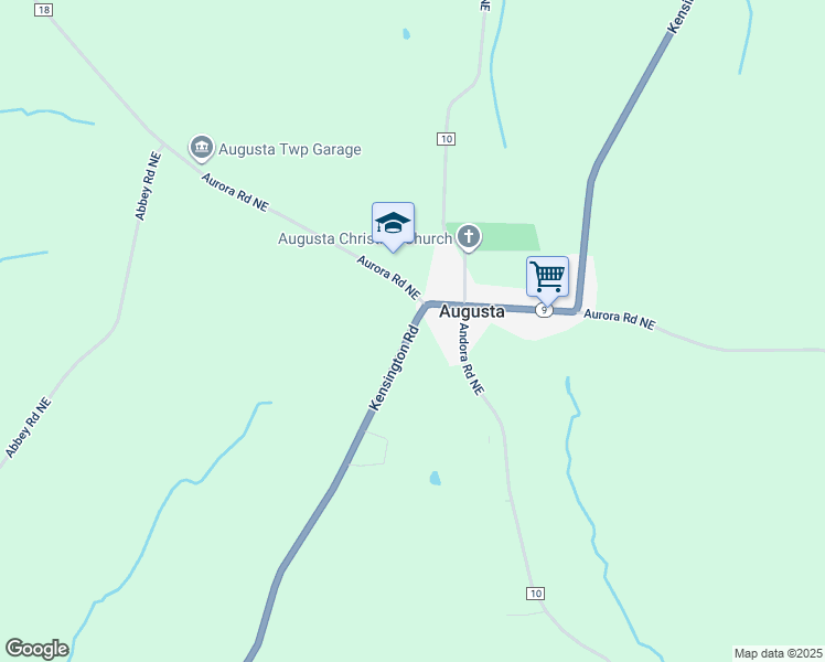 map of restaurants, bars, coffee shops, grocery stores, and more near in Augusta