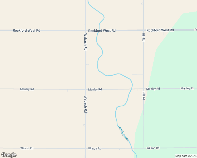 map of restaurants, bars, coffee shops, grocery stores, and more near 1547 Manley Road in Rockford