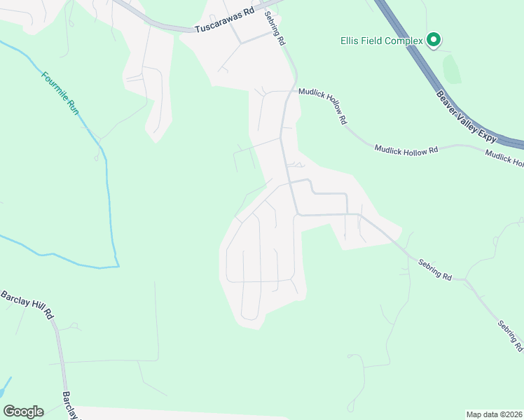 map of restaurants, bars, coffee shops, grocery stores, and more near 112 Aspen Drive in Beaver