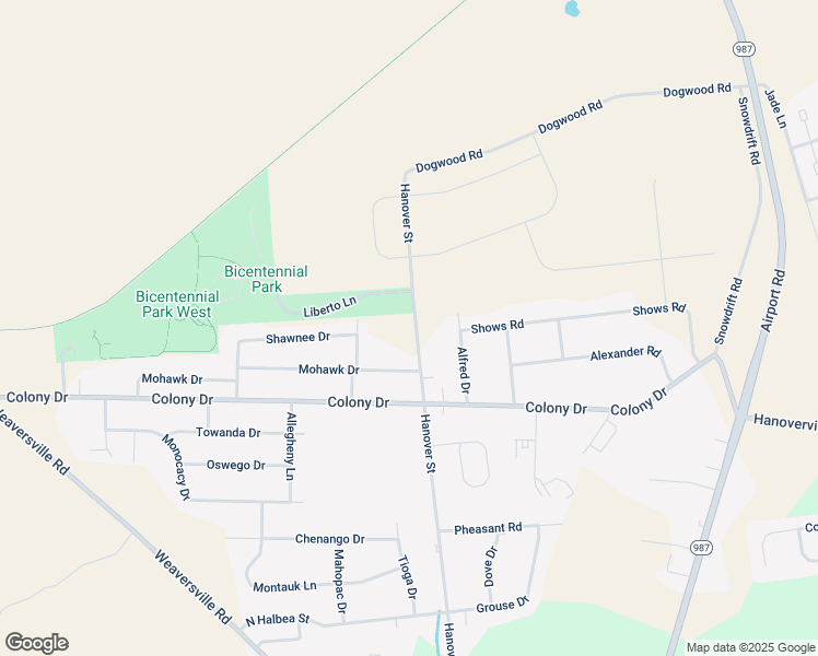 map of restaurants, bars, coffee shops, grocery stores, and more near 6795 Hanover Street in Bethlehem