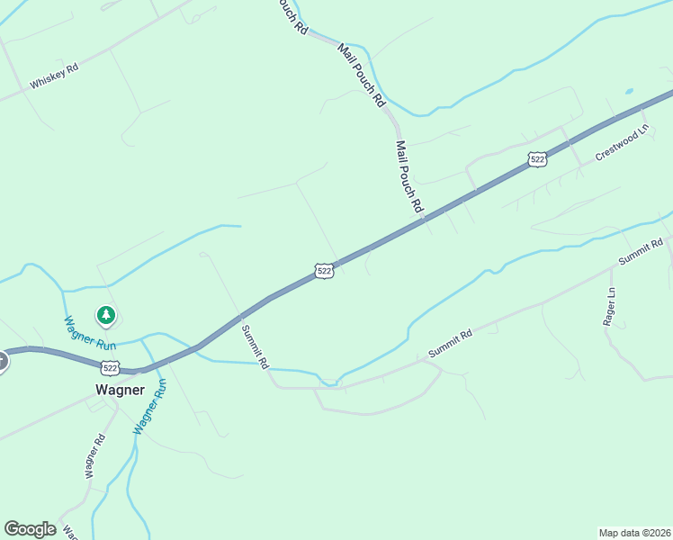 map of restaurants, bars, coffee shops, grocery stores, and more near 7056-7398 Route 522 in McClure