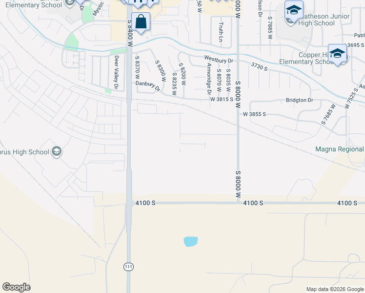 map of restaurants, bars, coffee shops, grocery stores, and more near 3918 Sigma Drive in Magna