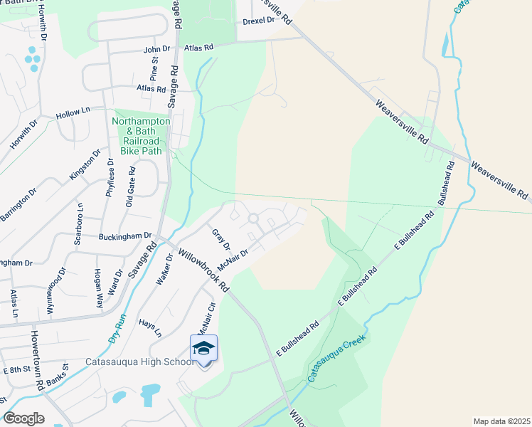 map of restaurants, bars, coffee shops, grocery stores, and more near 410 Harrison Court in Northampton
