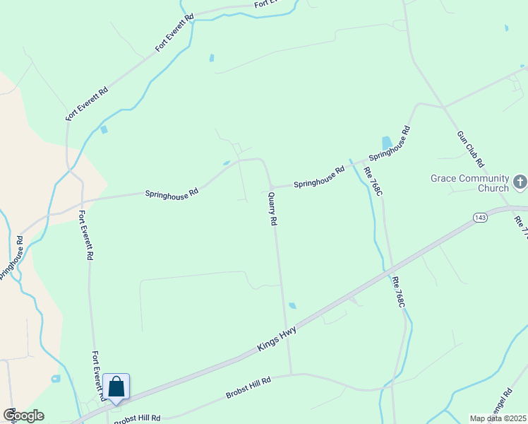 map of restaurants, bars, coffee shops, grocery stores, and more near 7498 Quarry Road in New Tripoli
