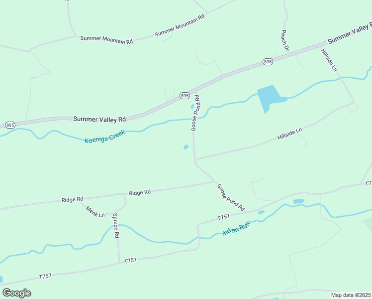 map of restaurants, bars, coffee shops, grocery stores, and more near 56 Goose Pond Road in New Ringgold