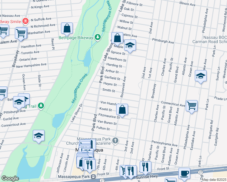 153 Smith Street, Massapequa Park NY Walk Score