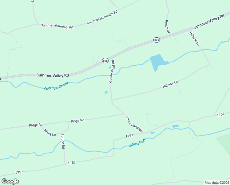 map of restaurants, bars, coffee shops, grocery stores, and more near 59 Goose Pond Road in New Ringgold