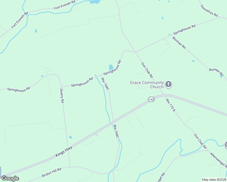 map of restaurants, bars, coffee shops, grocery stores, and more near 7469 Route 768C in New Tripoli