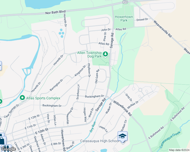 map of restaurants, bars, coffee shops, grocery stores, and more near 1216 Old Gate Road in Northampton