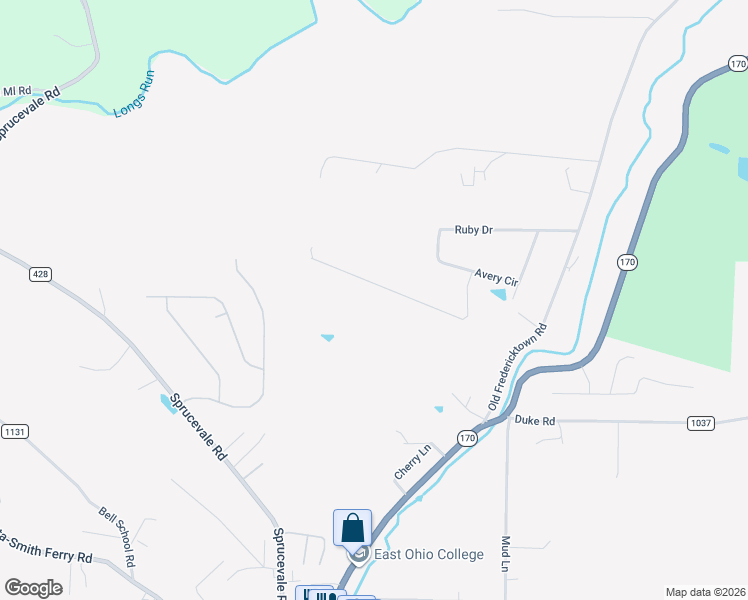 map of restaurants, bars, coffee shops, grocery stores, and more near 49235 Hickman Road in Calcutta