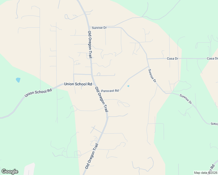 map of restaurants, bars, coffee shops, grocery stores, and more near 20138 Parocast Road in Redding