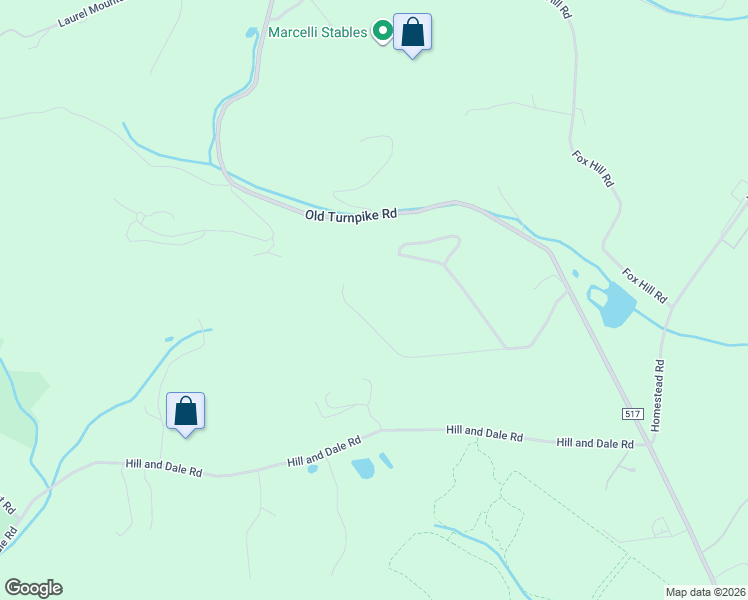 map of restaurants, bars, coffee shops, grocery stores, and more near 125 County Road 517 in Califon