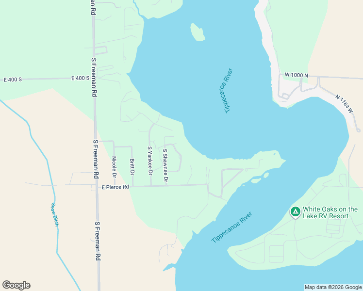 map of restaurants, bars, coffee shops, grocery stores, and more near 5535 East Colonial Oaks Drive in Monticello