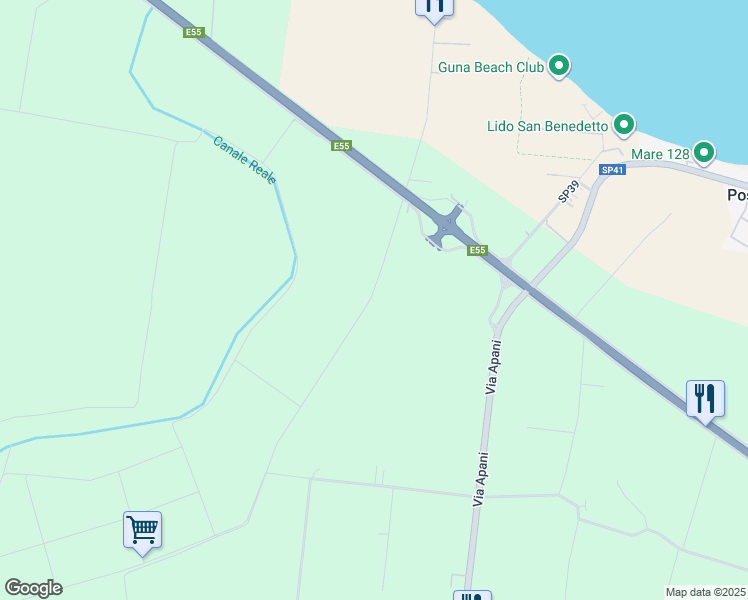map of restaurants, bars, coffee shops, grocery stores, and more near in Province of Brindisi