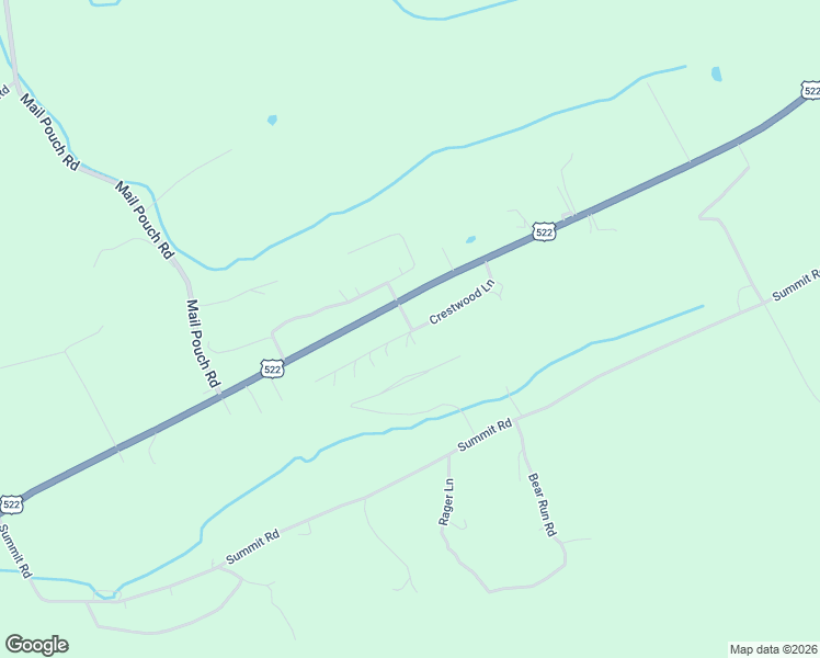 map of restaurants, bars, coffee shops, grocery stores, and more near 569 Summit Road in McClure