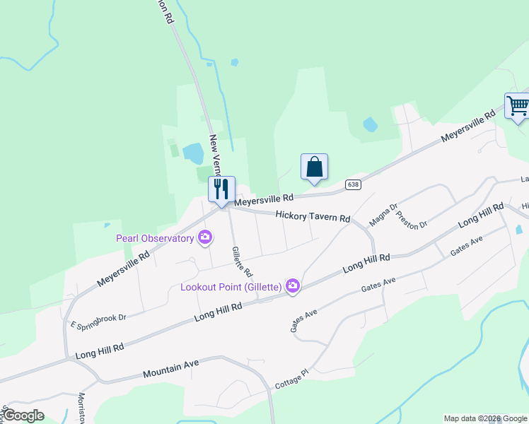 map of restaurants, bars, coffee shops, grocery stores, and more near 23 Home Street in Gillette