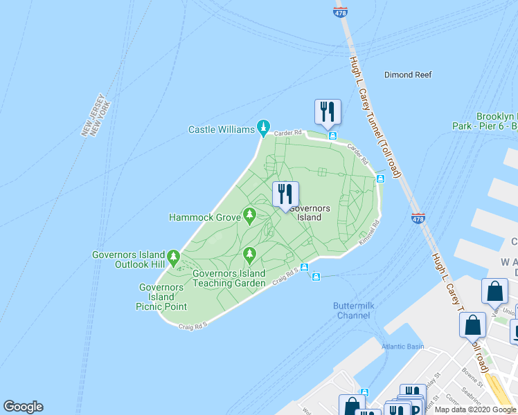 map of restaurants, bars, coffee shops, grocery stores, and more near 826 Gresham Road in Brooklyn
