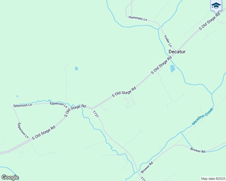 map of restaurants, bars, coffee shops, grocery stores, and more near 3725 South Old Stage Road in McClure