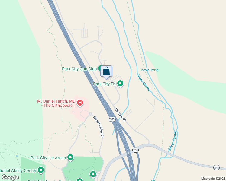 map of restaurants, bars, coffee shops, grocery stores, and more near 4123 North Forestdale Drive in Park City