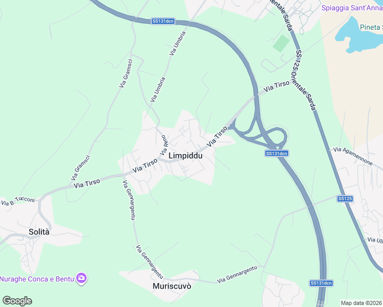 map of restaurants, bars, coffee shops, grocery stores, and more near in Limpiddu