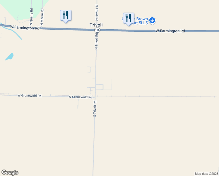 map of restaurants, bars, coffee shops, grocery stores, and more near 18524 W Main St in Peoria