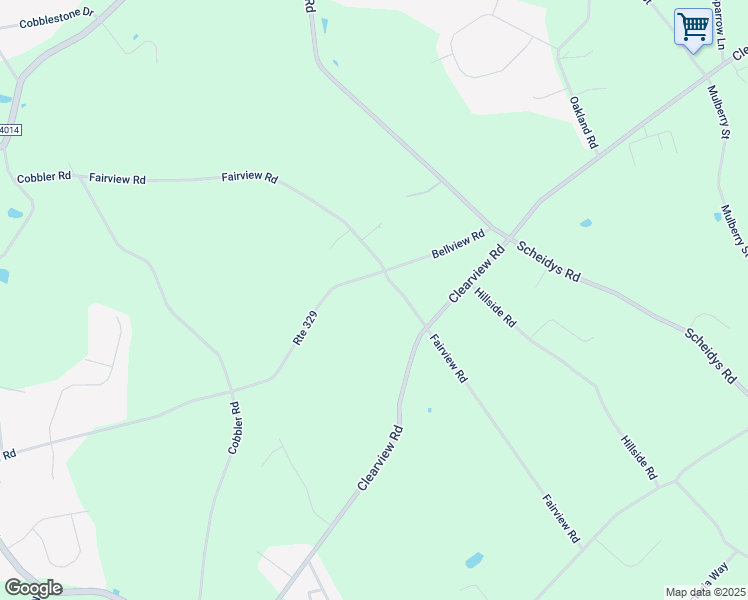 map of restaurants, bars, coffee shops, grocery stores, and more near 4932 Fairview Road in Schnecksville