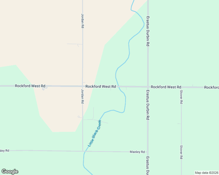 map of restaurants, bars, coffee shops, grocery stores, and more near 2350 Rockford West Road in Rockford
