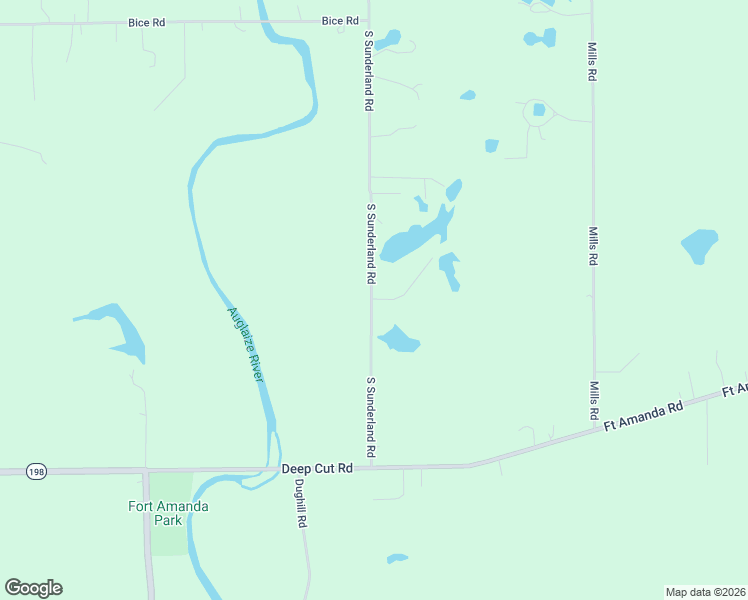 map of restaurants, bars, coffee shops, grocery stores, and more near 3226 South Sunderland Road in Cridersville
