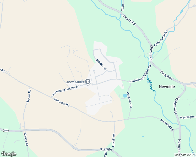 map of restaurants, bars, coffee shops, grocery stores, and more near 5275 Herman Street in Germansville