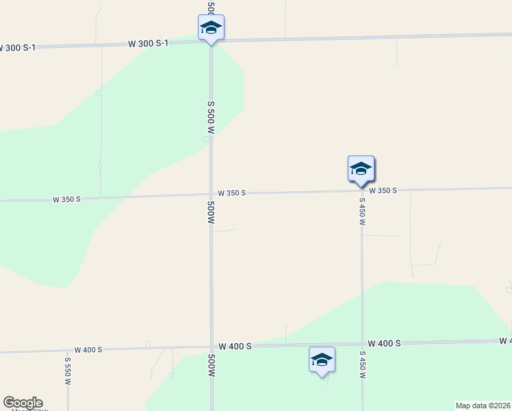 map of restaurants, bars, coffee shops, grocery stores, and more near 4806-4850 West 350 South in Bluffton