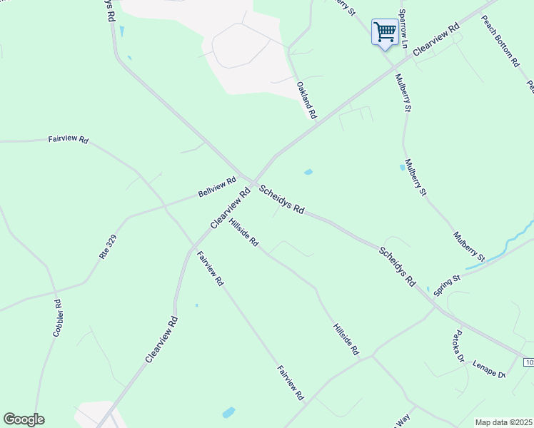 map of restaurants, bars, coffee shops, grocery stores, and more near 4852 Scheidys Road in Coplay