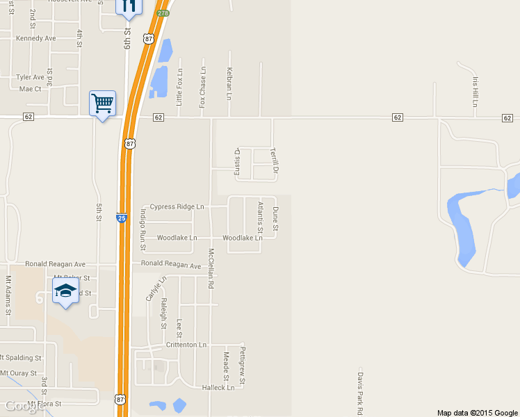 map of restaurants, bars, coffee shops, grocery stores, and more near 7347 Atlantis Street in Wellington