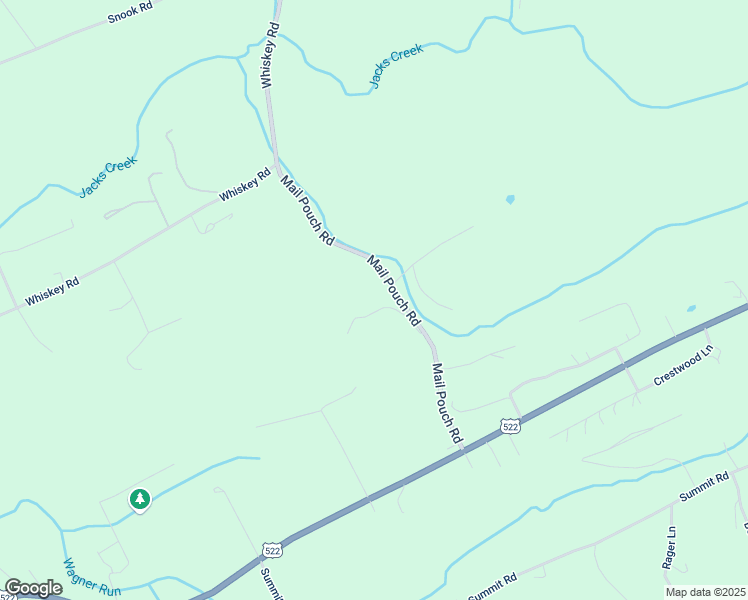 map of restaurants, bars, coffee shops, grocery stores, and more near 202 Mail Pouch Road in McClure