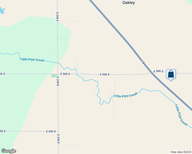 map of restaurants, bars, coffee shops, grocery stores, and more near 2829 East 500 South in Peru