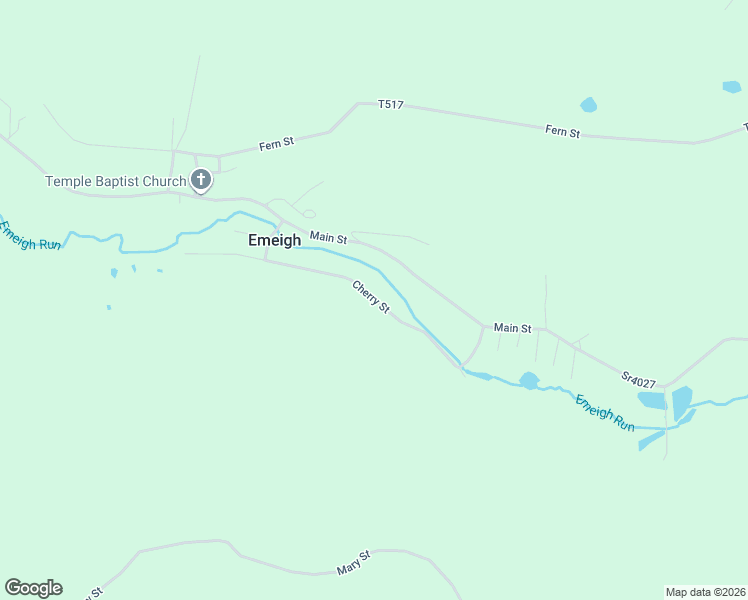 map of restaurants, bars, coffee shops, grocery stores, and more near Cherry St in Northern Cambria