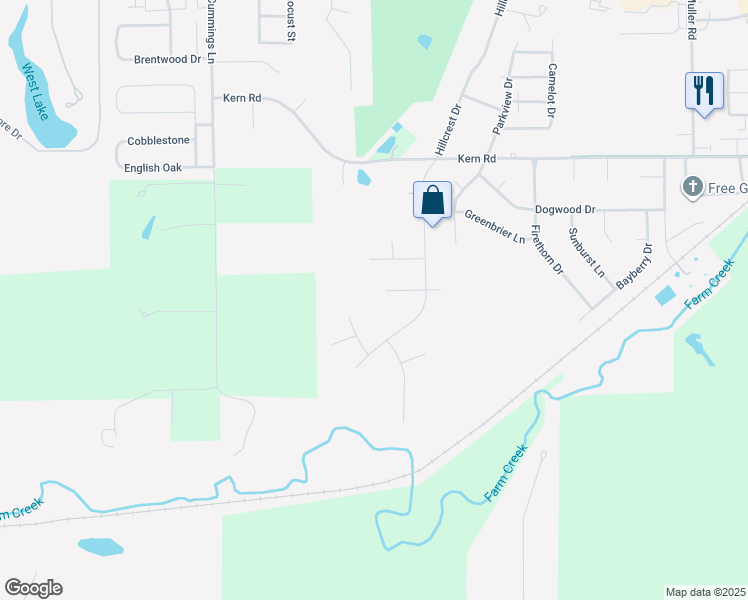 map of restaurants, bars, coffee shops, grocery stores, and more near 1709 Steeplechase in Washington