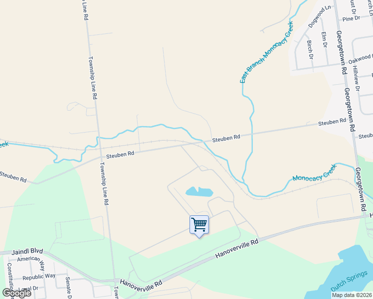 map of restaurants, bars, coffee shops, grocery stores, and more near 230 Keystone Drive in Bethlehem