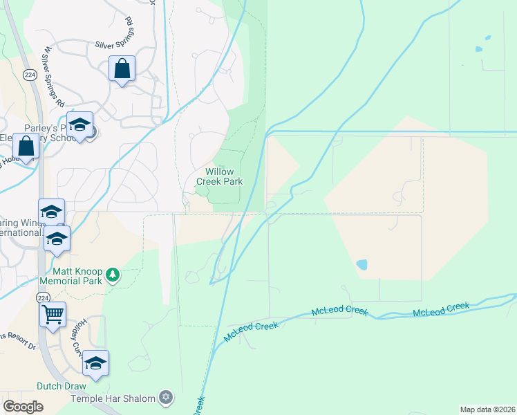 map of restaurants, bars, coffee shops, grocery stores, and more near 466-1050 Old Ranch Road in Park City