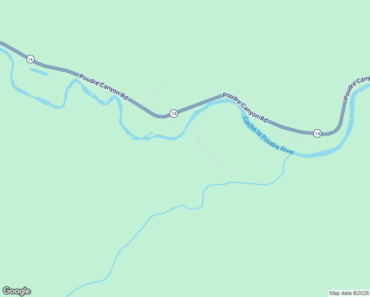 map of restaurants, bars, coffee shops, grocery stores, and more near 37797 Poudre Canyon Road in Bellvue