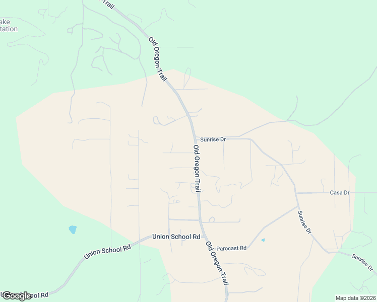 map of restaurants, bars, coffee shops, grocery stores, and more near 13966 Old Oregon Trail in Redding