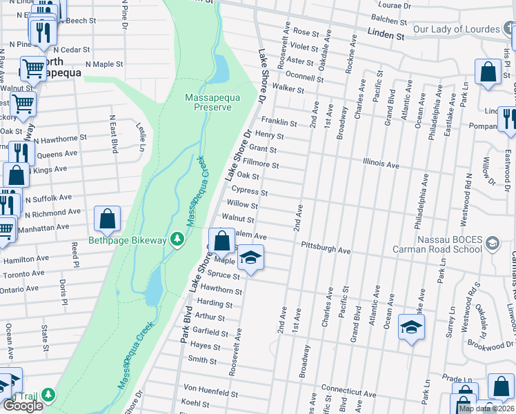 Willow Street, Calverton NY Walk Score