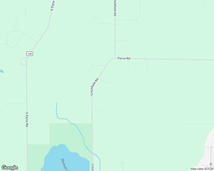 map of restaurants, bars, coffee shops, grocery stores, and more near 8600 Critchfield Road in Shreve