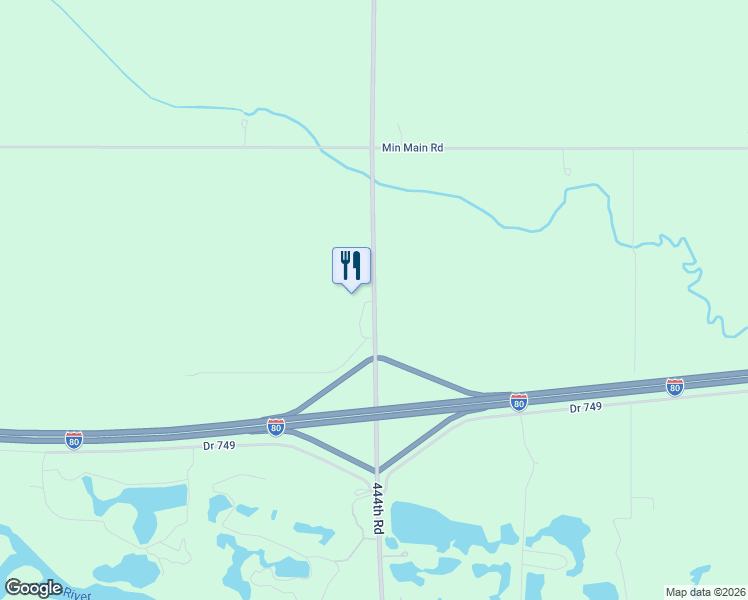map of restaurants, bars, coffee shops, grocery stores, and more near 44399 Doctor 749 in Overton