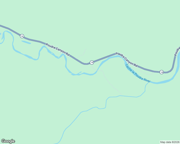 map of restaurants, bars, coffee shops, grocery stores, and more near 37797 Poudre Canyon Road in Bellvue