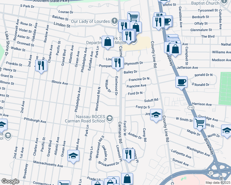 Willow Street, Massapequa Park NY Walk Score