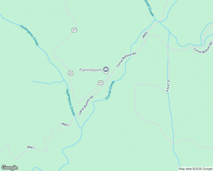 map of restaurants, bars, coffee shops, grocery stores, and more near 4N18 in Hayfork